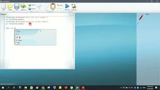 making simple math operations using small basic