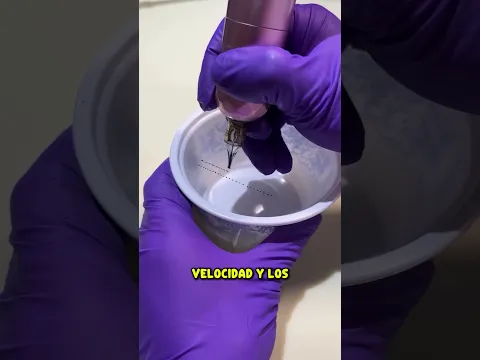 Asi es como funciona una maquina de hacer tatoo😱🖊️