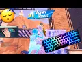 Download Lagu [1 HOUR] Sleeping \u0026 Chill ASMR Mechanical Keyboard Sounds 😴 ASMR 😍 Fortnite ZoneWars Gameplay 240FPS