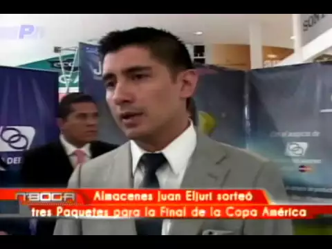 Almacenes Juan Eljuri sorteó tres paquetes para la final de la Copa América