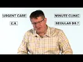ER urgent care doctor s office Breaking down the costs