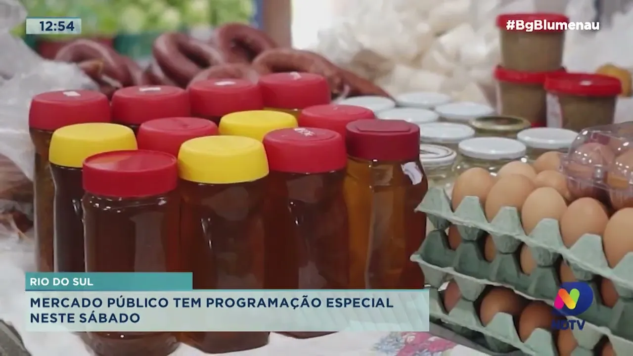 Mercado público de Rio do Sul tem programação especial neste sábado