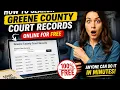 How to search Greene County court records online for free