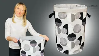 Don't Buy More Plastic Basket / Make This XL Multipurpose Basket For Clothes Or Toys