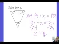 Triangle Sum Theorem