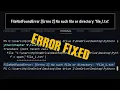 FileNotFoundError Errno 2 No such file or directory file - 1 txt in VS Code