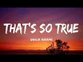 Download Lagu Gracie Abrams - That’s So True (Lyrics)