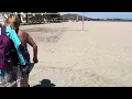 Download Lagu Walking on the Beach at Vera Playa Spain