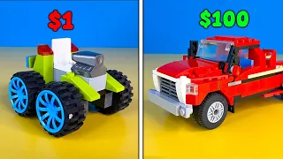$1 vs $10,000 LEGO Monster Truck Build