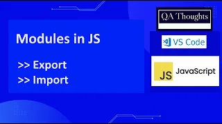 JavaScript ES6 Modules Export Import Named vs Default JS for QA