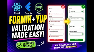 Formik Validation with Yup in React JS Complete Form Validation Tutorial for Beginners