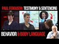 Paul Ferguson Sentencing Behavior and Body Language