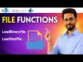 LoadTextFile LoadBinaryFile in Blue Prism File Functions Explained