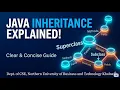 Understanding Inheritance in Java Core Concepts Types Example Presentation JAVA