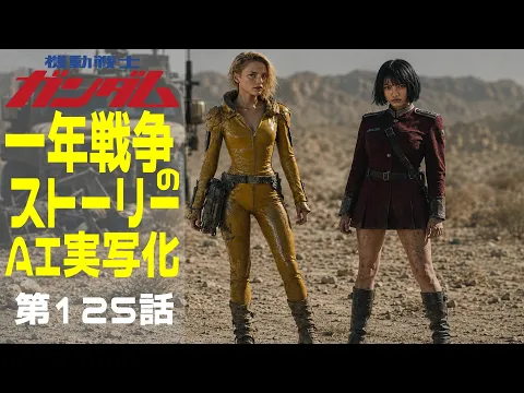 AI Live-Action Gundam One Year War Story Episode 24