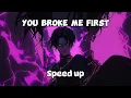 Download Lagu Tate McRae - You Broke Me First Speed up🎧