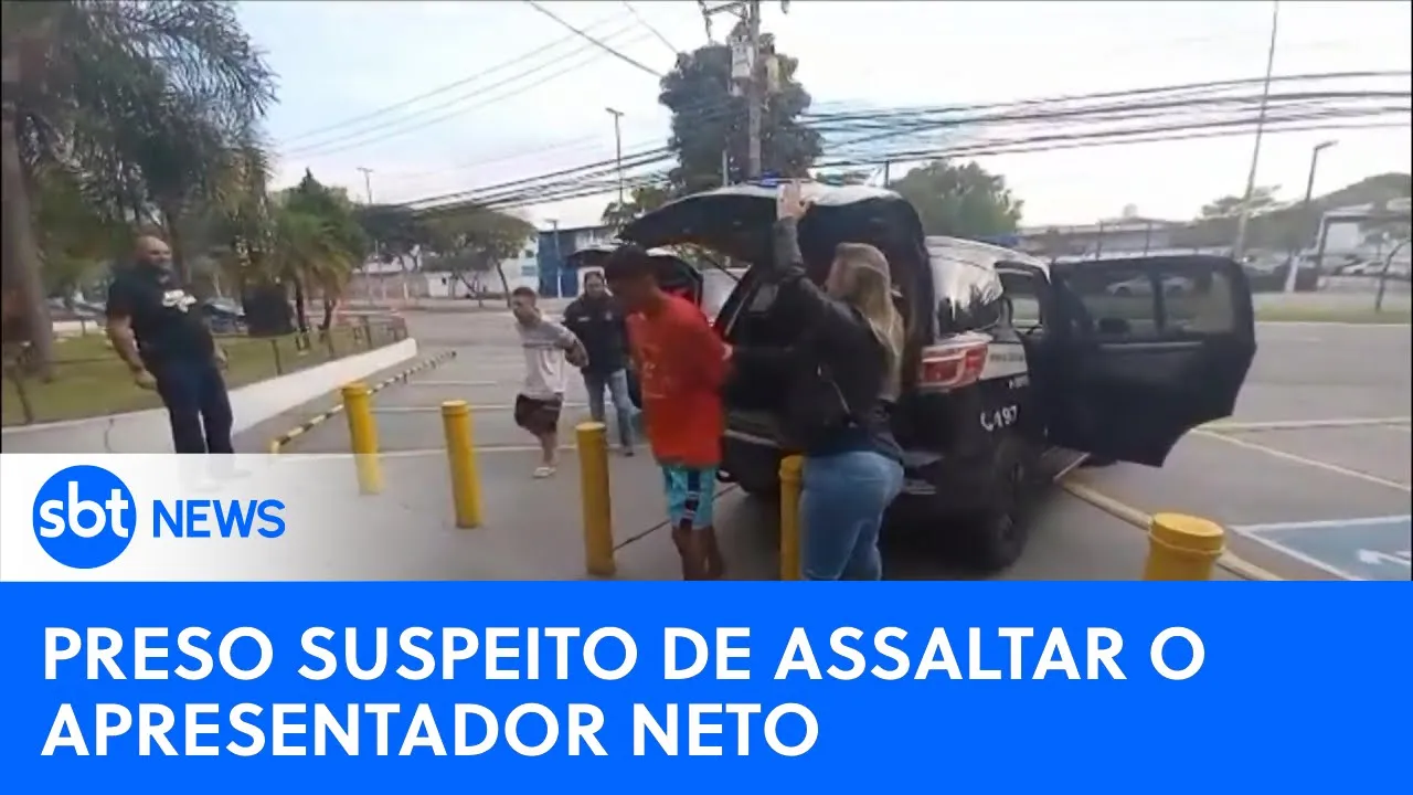 SP: Polícia prende um dos suspeitos de assaltar o apresentador Neto| #SBTNewsnaTV (12/07/23)