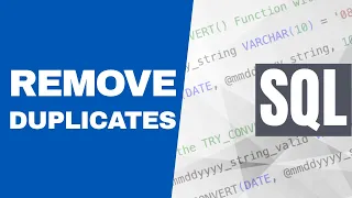 3 Ways to Remove Duplicate Rows in SQL