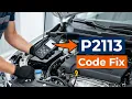 How To Fix P2113 Code - Throttle Pedal Position Sensor Performance And Limp Mode Fix