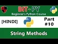 HINDI BIT-PY Beginner s Python Course Part String Methods