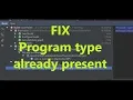 Fix Error Program type already present com google zxing BarcodeFormat