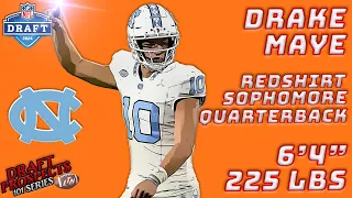 2024 NFL Draft Prospects 101 UNC QB Drake Maye Strengths Weaknesses NFL Comp s