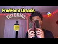 HOW TO Freeform Dreads or Towel SHORT HAIR METHOD