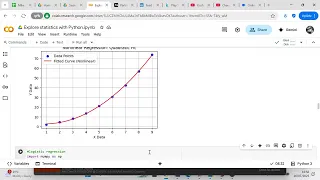 Explore nonlinear regression with scipy