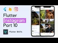Flutter Instagram Clone Explore Screen UI with Firebase
