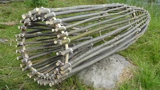 primitive survival fish trap fish caught 