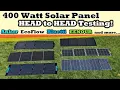 Finding the BEST 400 Watt Portable Solar Panel - SIX Different Brands TESTED Surprising Results