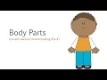Body Parts Flash Cards Preschool Learning