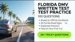 Florida DMV Written Test Practice Quizlet 100 Questions With Explained Answers To Pass 2026 Exam