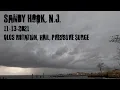 2021 Sandy Hook NJ Severe Weather Deepening Low Pressure Strong Storms and Pressure Surge