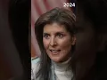 Nikki Haley uses the same anti-Trump arguments as she did in 2016