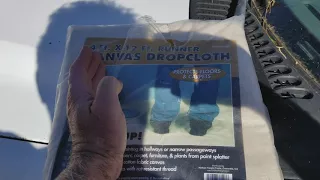 Harbor freight tools drop cloth reviews