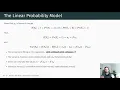 POL SCI 702 - 08 Models for Binary Dependent Variables The Linear Probability Model