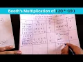 Booth s Algorithm with 20 - 19 Solved Example Booth s Multiplication Algorithm in COA Lectures