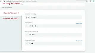 Hacker Rank algorith 8 min-max Javascript practice