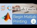Matlab Printing disp and fprintf