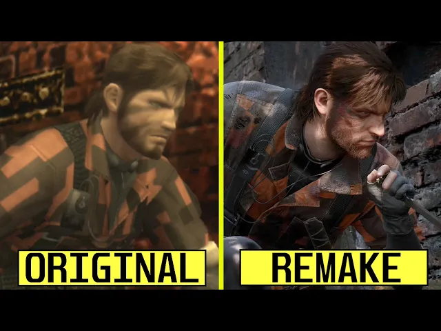 Metal Gear Solid 3 Remake vs Original Early Graphics Comparison | Xbox Partner Preview 2023