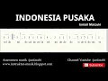 Lagu not angka indonesia pusaka - do = c mayor - lagu wajib nasional - doremi solmisasi