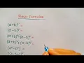 Basic Math Formula