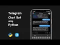 Develop a Telegram Chat Bot using Python Episode 1