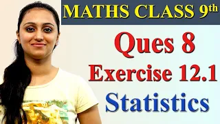 Q 8, Ex 12.1, Chapter 12 - Statistics, Maths Class 9th, NCERT