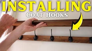HOW TO INSTALL the AMBIRD Wall and Coat Hooks with Shelf