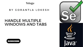 Selenium Java Tutorial 19 Handle Multiple Windows and Tabs in Selenium Java
