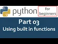 Python Tutorial - Part 03