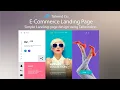E-commerce Landing Page Using Tailwind CSS - Modern Web Design Tutorial