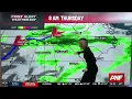 First Alert Forecast Milder air returns rain moves in late Thursday